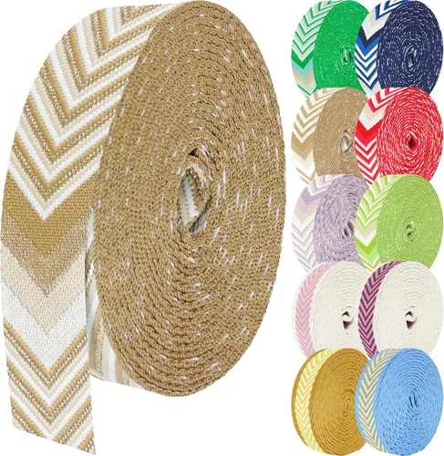 Miniatura 45 de 1.5 pulgadas Correa de nailon con patrón, correas de cinturón de nailon, correas para bolso, correas para mochila, cinturón de nailon