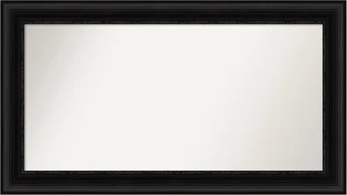 Miniatura 544 de Amanti Art Espejo personalizado, espejo de baño negro puente, espejo de pared o espejo de tocador de baño sobre el fregadero (26 x 26 pulgadas)