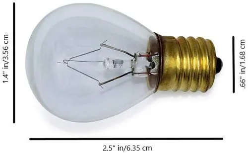 Miniatura 2 de lumenivo Bombilla de lava de 130 V, 25 W, sustituye a las bombillas S11 de 120 V y 25 W, lámparas de lava de 14.5 pulgadas, luces de burbujas