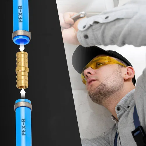 Miniatura 8 de XFITTING 10 Piezas Válvula de Bola Pex de 1", 23-1-1=10X (10 Paquetes)