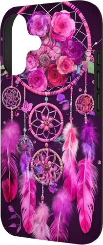 Miniatura 2 de Feather and Flower Dream Catcher Designed Case for iPhone 17
