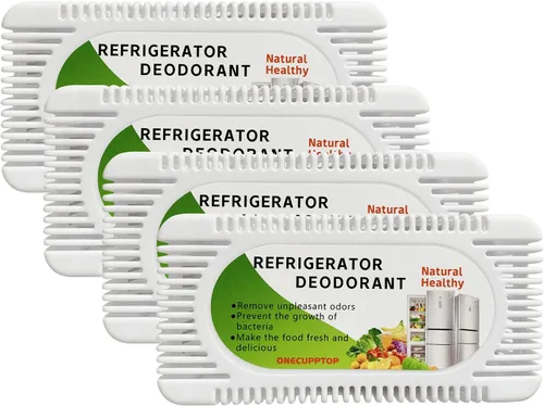 Miniatura 8 de Desodorizador para refrigerador (paquete de 6) - Eliminador de olores para refrigerador y congelador, carbón activado natural, combate los olores