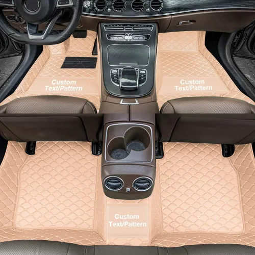 Tapetes Personalizados para Suelo de Automóvil Logotipo/Patrón Personalizado para SUV Camioneta Camión Sedán Coupé Tapetes de Automóvil