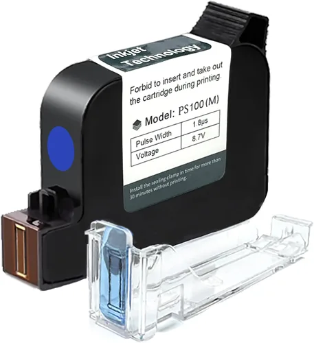 Miniatura 14 de Phezer Cartucho de tinta solvente de secado rápido original de repuesto PS100 impresora de inyección de tinta portátil y mini impresora de inyección