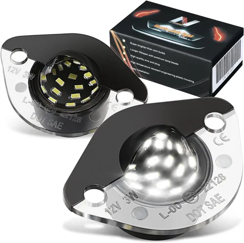 Miniatura 7 de Par de luces LED para matrícula compatibles con Cadillac CTS Sedán 08-10, PT-ZTL-9064
