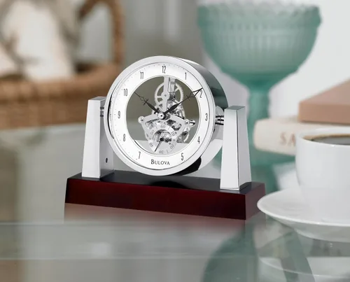 Miniatura 3 de Bulova B7520 Reloj Largo, Acabado Caoba Oscuro