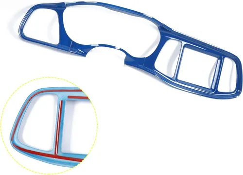 Miniatura 2 de Voodonala para Consolas Centrales Challenger, Cubierta Protectora del Tablero de Instrumentos para 2015-2024+ Dodge Challenger, Accesorios Azul