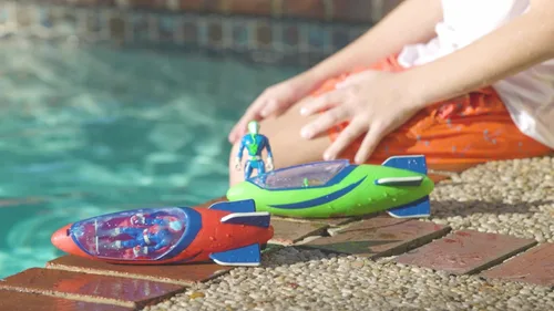 Miniatura 6 de Wahu Aqua Rocket - Juguete de piscina subacuática para niños a partir de 5 años, juego de juguete acuático para niños con cohete y juguete de buceo