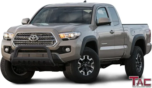 Miniatura 3 de TAC - Protector de rejilla barra bull compatible con Toyota Tacoma 2016-2023 (quitar la placa protectora - si está equipada) camioneta pickup
