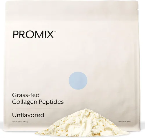 ProMix Nutrition - Péptidos de colágeno, sin sabor - Proteína de colágeno hidrolizada promueve la piel, los huesos, las articulaciones y el apoyo a