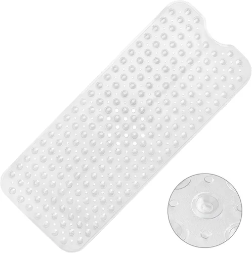 Miniatura 17 de Vannokor Tapetes para Bañera para Baño 27x14 Pulgadas, Tapete de Baño para Bañera se Siente Genial en Pies Cansados, Amigable Lavable a Máquina
