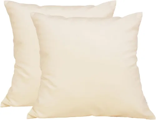 Miniatura 82 de TangDepot - Funda de almohada lisa de terciopelo, funda de cojín supersuave de lujo, muchas opciones de colores y tamaños
