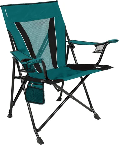 Kijaro Silla de camping portátil XXL Dual Lock - Soporta hasta 400 libras - Disfruta del aire libre en una versátil silla plegable para deportes y