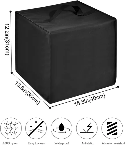 Miniatura 2 de Funda protectora para caja de seguridad, resistente al polvo, a la humedad y a los arañazos, de nailon para objetos de valor, compatible con caja