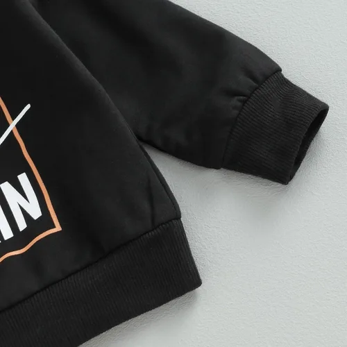 Miniatura 5 de Ropa para el día de San Valentín para bebé, sudadera de manga larga con letras, pantalones deportivos elásticos para otoño e invierno