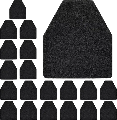 Miniatura 14 de Nuanchu Paquete de 6 tapetes para orinario para hombres, antideslizantes, para uso comercial, altamente absorbentes, almohadillas de baño para baño