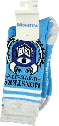 Miniatura 2 de Disney Monsters University Crest Symbol Crew Calcetines 1 par