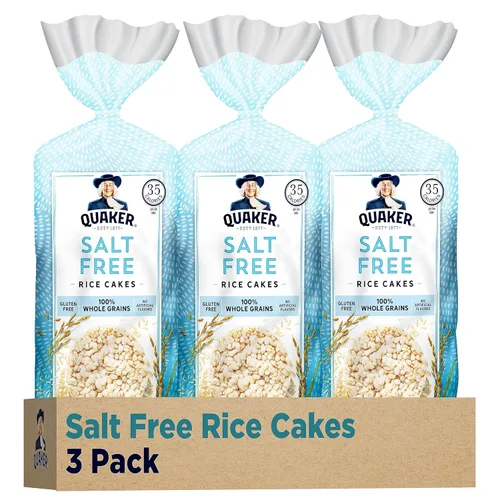 Miniatura 10 de Pasteles de Arroz Grandes Quaker, Cheddar Blanco, 5.5 Oz, Paquete de 3