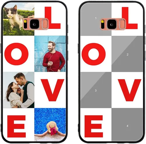 Miniatura 513 de Funda de teléfono personalizada para Samsung Galaxy S22+ / S22 Plus 5G, funda de TPU suave de vidrio templado antiarañazos personalizada con foto