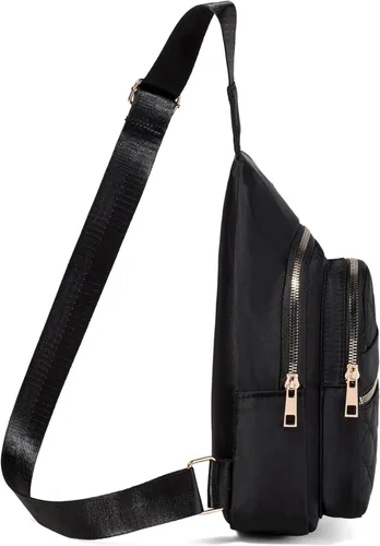 Miniatura 3 de Banelu Mochila Pequeño Bolso Bandolera para Mujeres de Moda, Bolso Pequeño de Cadera de Cruz Mochila de Senderismo de Viaje