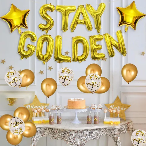 Miniatura 5 de Gold Birthday Decorations Golden Birthday Decor Golden Birthday Decorations For Girls Gold Party Decor Golden Girls Party Supplies Golden Girls