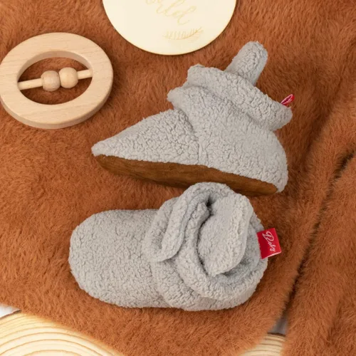 Miniatura 217 de Sawimlgy - Botines de algodón antideslizantes para recién nacido, con agarre, para cuna o para el invierno