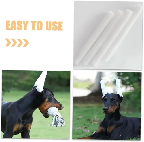 Miniatura 5 de 1 juego de orejas de búfalo para perros, gotas para orejas de perro, adhesivo para orejas de perro, toallitas limpiadoras de orejas para cachorros