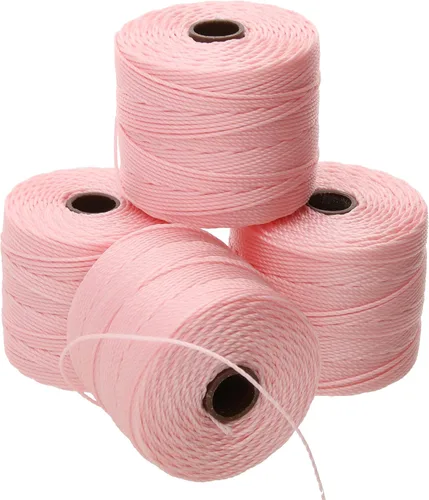 Miniatura 87 de The Beadsmith S-Lon Cordón para Cuentas – Cordón de Nylon Torcido de 0.5 mm para Ensartar, Paquete de 4, Mezcla de Neutrales Fríos, TEX210, 77