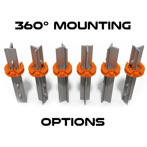 Miniatura 8 de T-360 Aislador eléctrico de poste en T para valla - Negro (25/pk)