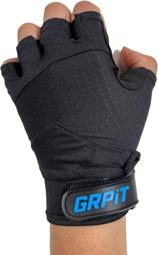 Miniatura 6 de Guantes infantiles para ciclismo, scootering y diversión en el patio de recreo Guantes de bicicleta acolchados de medio dedo para niños y niñas