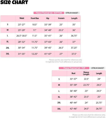 Miniatura 7 de ALWAYS Conjunto de ropa interior térmica para mujer, forro polar de alta calidad, suave, cálido, largo, capa base, ropa térmica