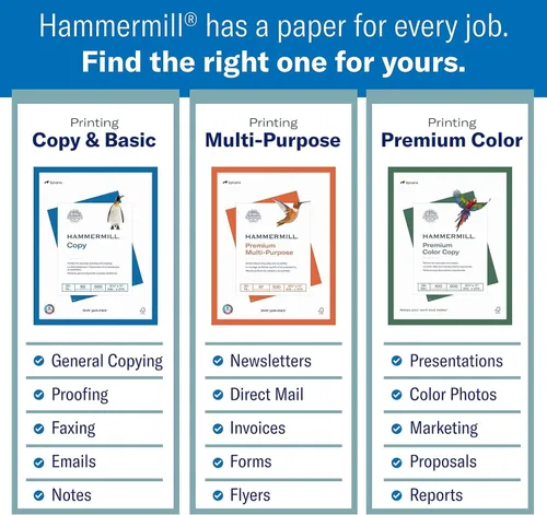 Miniatura 4 de Papel de color Hammermill, papel de impresora color verde, de 24 libras, 8.5 x 11 - 1 resma (500 hojas) - Fabricado en los Estados Unidos, papel