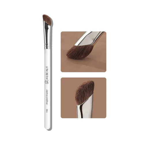 Miniatura 14 de Albeaut Pincel delineador de ojos, delineador de ojos en forma de media luna y pincel para cejas, crea sin esfuerzo un delineador perfecto