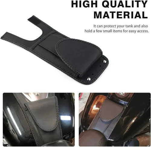 Miniatura 5 de Three T Funda para peto de tanque de gasolina para Harley Softail FLST FLSTN FLSTF FLSTC FLSTS, FXST FXSTB FXSTI FXSTS FXSTC