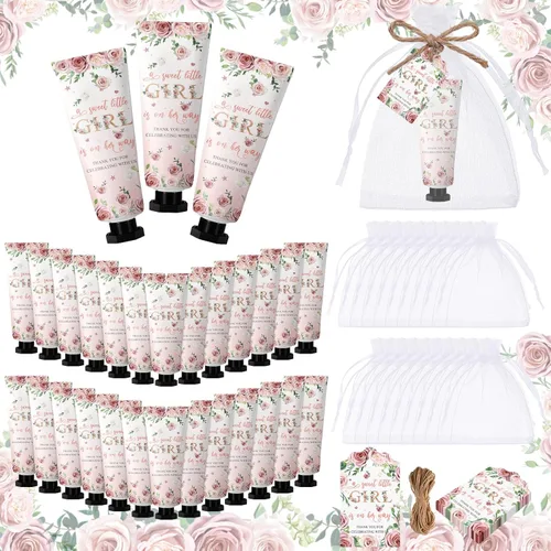 Miniatura 8 de 48 juegos/144 piezas de crema de manos para baby shower, regalos de fiesta para invitados, regalos de novia, boda, agradecimiento, mini juego
