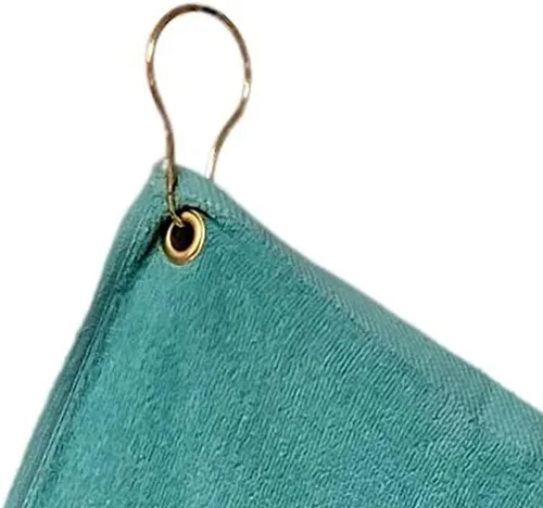 Miniatura 4 de Toalla de algodón para bolsa de golf con clip (Aqua)