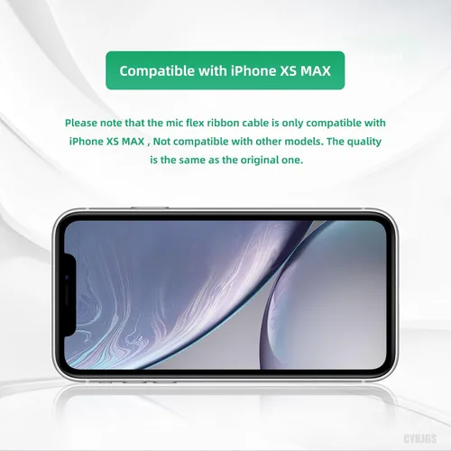 Miniatura 3 de Para iPhone Xs Max Puerto de Carga de Reemplazo Blanco OEM Auriculares Jack USB Carga Dock Conector Asamblea Micrófono Antanna Flex Cable