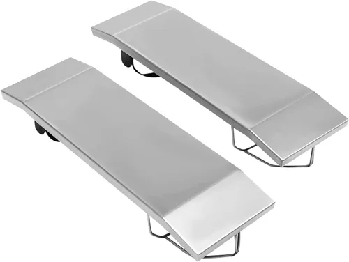 Miniatura 4 de Rodilleras de hormigón, 28 x 8 pulgadas, de acero inoxidable, curvadas con rodilleras, rodilleras, tablas de kneedboards de concreto, deslizadores