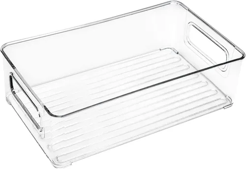 Organizador de escritorio, combinación de cestas acrílicas de almacenamiento de gran capacidad, cosméticos, periféricos de manualidades, papelería y