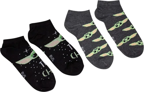 Miniatura 2 de Star Wars The Mandalorian The Child Baby Yoda Juniors - Calcetines de tobillo (6 unidades), Multi, 4-10