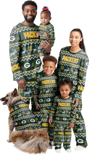 Miniatura 28 de FOCO NFL womens Nfl Team Ugly Pattern Matching Set Family Holiday Pajamas
