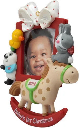 Miniatura 2 de Hallmark Adorno de recuerdo Babys First Christmas Photo Frame 2012