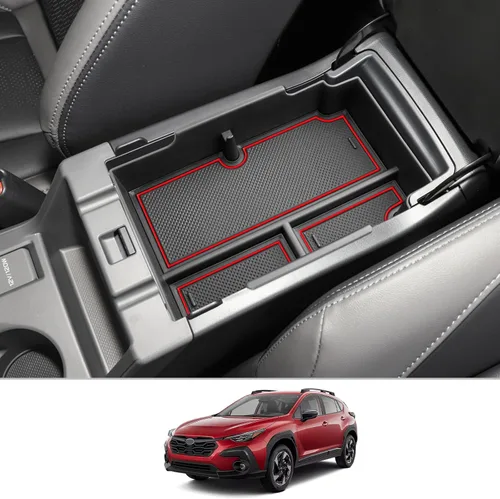 Miniatura 10 de CDEFG Bandeja organizadora de consola central Crosstrek 2024 2025 2026 para Subaru Crosstrek Impreza 2024 2025 2026, accesorios para consola media