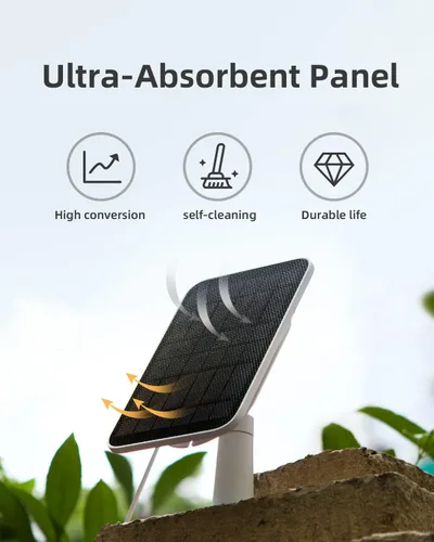 Miniatura 3 de Noorio Paquete cuádruple de cámara de seguridad inalámbrica B310 con resolución 2K y paquete de panel solar A201