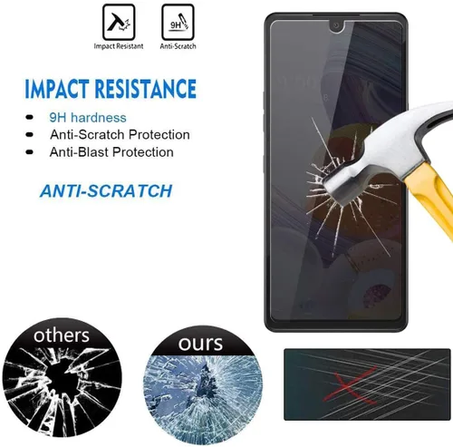 Miniatura 4 de Paquete de 2 protectores de pantalla de privacidad para Motorola Moto G Stylus 2020 (no para Moto G Stylus 2021 de 6.8 pulgadas), protectores