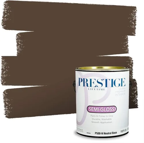 Miniatura 109 de Prestige Paints - 2 en 1, pintura base y pintura de exterior, P500-N-SW7020 SW6991-PCM