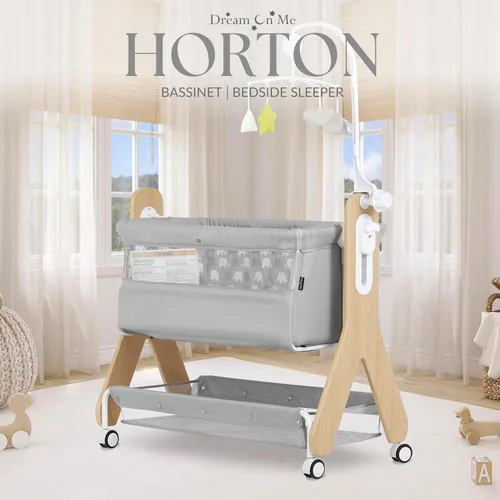 Miniatura 7 de Dream on Me Moisés Horton y cama de noche
