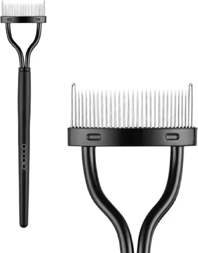 Miniatura 9 de Docolor peine de pestañas, separador de pestañas, herramienta aplicadora de máscara, cepillo de pestañas, herramienta separadora de pestañas, peine