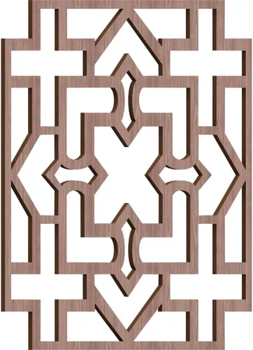 Miniatura 21 de Wise Paneles decorativos de madera con calado, extra pequeños, 7 3/8 pulgadas de ancho x 7 3/8 pulgadas de alto x 1/4 pulgadas de alto, roble rojo