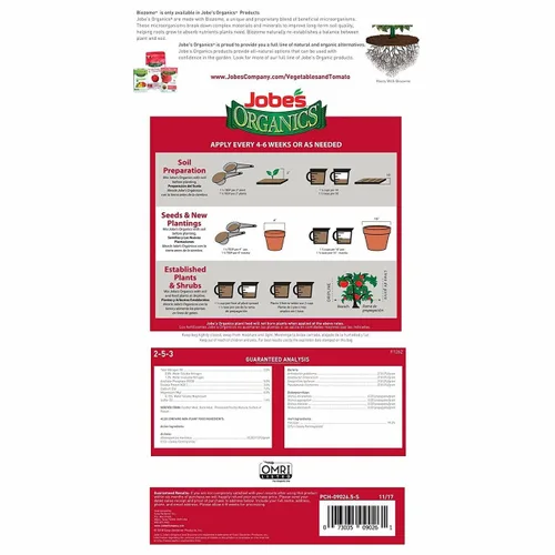 Miniatura 5 de Jobe's Organics - Fertilizante vegetal y tomate (paquete de 2)